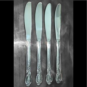 SET 4 - Dinner Knives Korea Flatware 8"